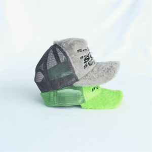 Nhà Máy Giá 5 Bảng Điều Chỉnh Nhung Mờ Trucker Hat Trucker Hat Tùy Chỉnh Lưới Với Thêu Lưới Biểu Tượng Tùy Chỉnh - Product Image 3