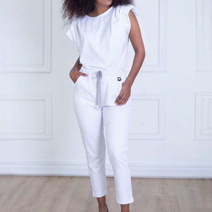 スリムなフィット感と優れた伸縮性ナースユニフォームグラデーションスクラブストレッチイージーオープンオンブルナーシングスクラブ織り100セット - Product Image 4