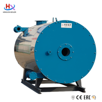 Chaudière industrielle automatique à huile thermique de petite taille avec tube de flamme, haute pression, économe en énergie, en acier inoxydable, triple protection