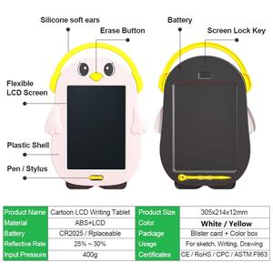 Individuelle Graffiti Karikatur Pinguin Spielzeug Handschrift-Pad Lcd-Bildschirm schreiben Tablet-Spielzeug Kinder magisches Zeichenbrett - Product Image 2