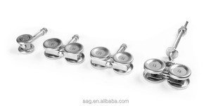 อุปกรณ์รางแขวนประตูบานเลื่อนทองเหลือง WEKIS สำหรับประตูโรงรถและโรงแรม ดีไซน์ทันสมัย - Product Image 4