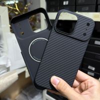 Coque de téléphone en fibre de carbone véritable de haute qualité pour iPhone 17 16 15 14 Pro Max – Ultra-fine, anti-chute, antichoc en aramide