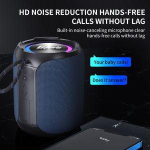 Waterproof Speaker BT5.3 Stereo TWS Pairing LED Call Radio TF Card <b>USB</b> Wireless Portable Speaker - Product Image 3