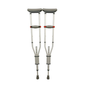 Béquilles sous-bras en alliage d'aluminium, réglables en hauteur sur 8 niveaux, pliables, pour aide à la mobilité des personnes âgées - Product Image 3