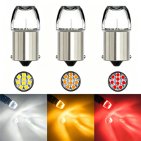 1156 BA15S P21W 1157 BAY15D P21/5W 3030 9SMD Dauerlicht Stroboskop-Blitz für Auto-Blinker Bremslicht 12V 24V Weiß Rot Gelb