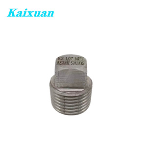 Tapón <span class=keywords><strong>de</strong></span> tubería sólido <span class=keywords><strong>de</strong></span> alta presión, enchufe <span class=keywords><strong>de</strong></span> cabeza cuadrada <span class=keywords><strong>de</strong></span> <span class=keywords><strong>acero</strong></span> <span class=keywords><strong>inoxidable</strong></span> SUS304 / 316L NPT Instalación <span class=keywords><strong>de</strong></span> tubería <span class=keywords><strong>de</strong></span> rosca <span class=keywords><strong>macho</strong></span> - Product Image 4