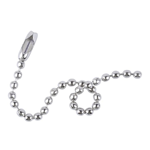 Acogido con satisfacción el color de plata del hierro de acero vía la cadena precortada niquelada de la bola usada para sostener como llave y Juguete - Product Image 4