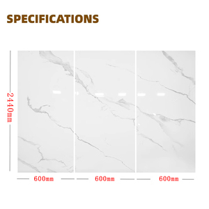 Tablero UV de diseño moderno, panel de patrón de mármol de plástico de piedra, <span class=keywords><strong>grupo</strong></span> de pared de fondo de PVC para solución gráfica de Hotel KTV - Product Image 2