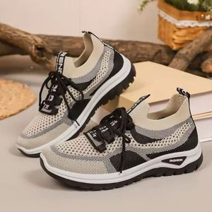 Zapatos Deportivos de Estilo Retro, Ligeros, Transpirables, Casuales, con Cordones, para Caminar, Cómodos, Modernos, con Amortiguación - Product Image 4