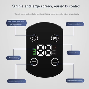 Geri ağrı kesici için Nowcozy akülü isıtma pedi, isı ile lomber masaj, ısıtmalı geri kemer karın isıtıcı bel desteği - Product Image 6