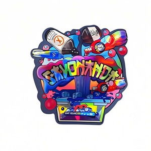 Logo personnalisé 3.5 sacs en mylar emballage résistant aux enfants sacs découpés à l'emporte-pièce anti-odeurs pour les cookies arrose - Product Image 1