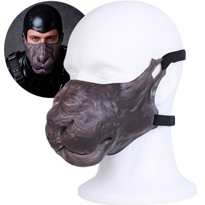 หน้ากากมาสติฟฟ์ SHAZ-3104 ครึ่งหน้า ระบายอากาศได้ สำหรับ BDSM เซ็กซ์แฟชั่น หน้ากากสำหรับผู้ใหญ่ คอสเพลย์ บอนด์เดจ 18+ ขายส่ง - Product Image 1