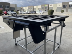 <span class=keywords><strong>Plateau</strong></span> UTE en aluminium noir avec boîte à outils et garde-boue pour camionnette Ford Ranger/Toyota Hilux/ <span class=keywords><strong>Isuzu</strong></span> D-Max - Product Image 5