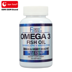 Huile de poisson oméga 3 française de qualité supérieure 1200 mg EPA 900 mg DHA Triple concentration Haute pureté pour la santé du cerveau, du cœur et des yeux Complément alimentaire - Product Image 6