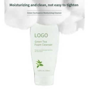 OEM limpieza profunda natural de té verde lavado facial eliminar espinillas espuma limpiador facial - Product Image 5