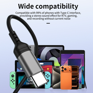 Casque filaire 2-en-1 avec chargeur 27W PD, carte son DSP et microphone de monitoring pour le streaming en direct, le karaoké et les podcasts - Product Image 5