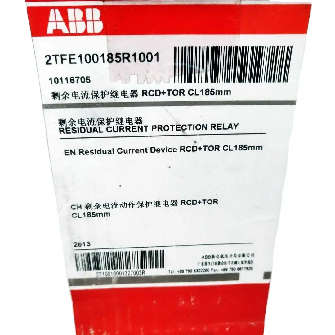Abb Relay Residual Current Protection Relay Rcd Tcr Cl 185mm