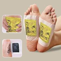 Patchs pour les pieds à base de plantes à double effet de la médecine traditionnelle chinoise - Patchs pour les pieds à base de plantes entièrement naturels - Favorise la circulation sanguine