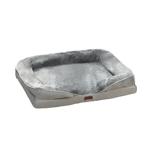 Dog <b>Bed</b> Rectangle Size M L Thick <b>Sponge</b> Fill Removable Washable Pet <b>Bed</b> For Dog Four Seasons Use - Product Image 1