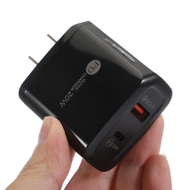 PD Quick Charge 20W USB-C Charger EU US Plug for Phone  15 13 12 11 Pro Max XS Type-C Fast Charging Adapter