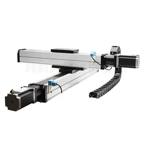 Xy Stage 2-Axis Meja Slide Linear Motion Bermotor Linear Meja XY untuk Mikroskop Matrix Pemindaian