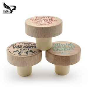 Chai Gỗ Stopper Whisky chai Stopper Hot Bán tùy chỉnh t hình dạng Top cap tổng hợp tự nhiên rượu vang nút chai gỗ sản phẩm Trung Quốc - Product Image 1