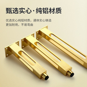 Aluminum Alloy Furniture <b>Leg</b> Hollow Adjustable Cabinet Support <b>Sofa</b> Coffee Table Minimalist Design Easy Installation - Product Image 4