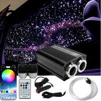 Kit de plafonnier étoilé en fibre optique 32W RGBW en aluminium 12V pour voiture et maison – Vente en gros