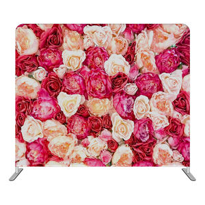 Fondale con Bouquet di Rose, <span class=keywords><strong>Immagine</strong></span> Personalizzata per Matrimoni, Feste, Mostre, Eventi, <span class=keywords><strong>Sfondo</strong></span> Fotografico in Lega di Alluminio - Product Image 1
