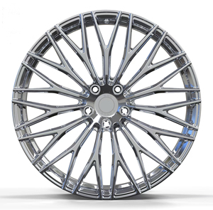 ล้อฟอร์จน้ำหนักเบาใหม่ ขนาด 18-24 นิ้ว 5x112 ออฟเซ็ต 35 มม. 40 มม. 45 มม. สีเงิน อัลลอย สำหรับรถสปอร์ต - Product Image 3