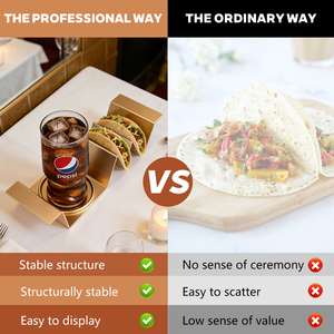 Soporte para Tacos Clásico <span class=keywords><strong>de</strong></span> Acero Inoxidable 2026, Capacidad para Tacos, Mantiene los Tacos Verticales, Apto para Lavavajillas, Libre <span class=keywords><strong>de</strong></span> BPA, Grado Alimenticio, Duradero - Product Image 6