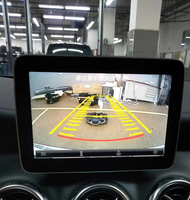 Caméra arrière pour Mercedes Benz Classe C CLA W204 W205 Vue avant Guidage de stationnement Interface inverse CAM avec poignée de coffre