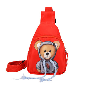 HQ กระเป๋าคาดหน้าอกของเด็กสุดน่ารักกระเป๋าสำหรับเด็กผู้ชายและ<span class=keywords><strong>เด็ก</strong></span>ผู้หญิงลายหมีน้อยกระเป๋า<span class=keywords><strong>พา</strong></span>ดลำตัวกระเป๋าเป้ใบเล็กสำหรับเดินทางของ<span class=keywords><strong>เด็ก</strong></span>ทารก - Product Image 1
