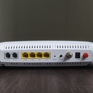 ZC-521T XPON ONU GPON EPON ดูอัลโหมด AC2100 WiFi 5 เกตเวย์ พร้อมพอร์ต 4GE 2 VoIP CATV สำหรับบรอดแบนด์ FTTH - Product Image 1