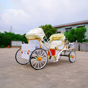 Calèche royale de mariage, calèche de tourisme pour passagers, calèche de parc, modèle européen, à vendre - Product Image 1