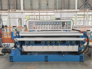 Machine à chanfreiner le <span class=keywords><strong>verre</strong></span> électrique 3000 mm avec réglage d'épaisseur, 9 moteurs pour polissage de miroirs, Ventes directes usine - Product Image 4