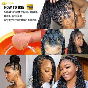 エッジコントロールストロングホールドスタイリングジェルエクストラホールドエッジジェルヘアブレイドコンディショニングシャイニングカーリーヘアツイストヘアジェル - Product Image 2