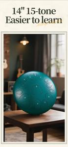 Tambor de Lengüeta de Acero de 14 Pulgadas y 15 Orificios Personalizado OEM (Modelo 14-15) - Hecho en China - Disponible en Varios Colores - Product Image 5