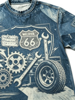 T-shirts graphiques épais 100 % coton grande taille pour hommes, délavés à l'acide, coupe oversize, vierges, personnalisables avec logo, t-shirts décontractés pour hommes