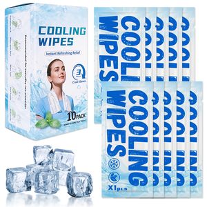 Free Sample Individual Packaging Summer Men Woman Facial <b>Biodegradable</b> Cleansing Water <b>Wipes</b> Refreshing Cooling Wet <b>Wipes</b> - Product Image 1