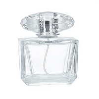 Flacon de parfum en verre personnalisé, série cristal, impression de logo OEM, vide, rechargeable, 30 ml, 50 ml, 100 ml, flacon de parfum de luxe
