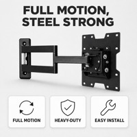 Supports muraux pour téléviseurs LCD LED DMP LCD2703 VESA200x200 inclinables et pivotants pour téléviseurs de 13 à 37 pouces en acier allié