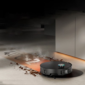 Robot <span class=keywords><strong>aspirateur</strong></span> à chargement automatique avec fonction de balayage et de lavage, nettoyeur de sols qui nettoie facilement sous les canapés et les lits - Product Image 5