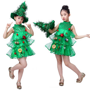 Di alta qualità di natale bambini su misura bambino con volant Dress bambine festa <span class=keywords><strong>verde</strong></span> abiti - Product Image 5