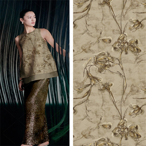 Cao cấp mới của Trung Quốc Jacquard quần áo vải có thể được mua với số lượng lớn, bao gồm cả <span class=keywords><strong>Polyester</strong></span> và Spandex vải với in ấn - Product Image 3