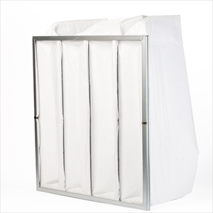 Mới công nghiệp túi lọc hồ sơ khung máy bụi thu túi lọc nhôm/Khung thép mạ kẽm sợi tổng hợp - Product Image 4