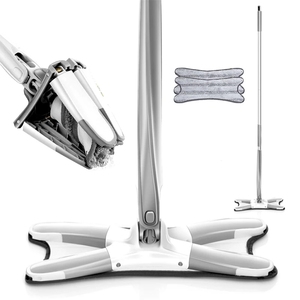 Miếng Microfiber Có Thể Tái Sử Dụng Chất Lượng Cao Dụng Cụ Lau Sàn Dễ Dàng Vắt Cây Lau Sàn Ma Thuật 360 Độ Không Cần Cầm Tay - Product Image 1