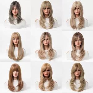 วิกผมสีบลอนด์นมชาแบบใส HD ขนาด 13x6 นิ้ว สำหรับวิกผมสีบลอนด์ประกายเทา พร้อมผมเบบี้แฮร์ ความหนาแน่น 200%  แบบ Pre-Plucked  ทรงบอดี้เวฟ ผมแท้ - Product Image 5