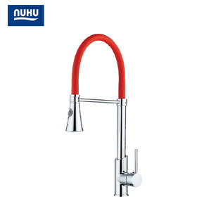 Robinet mélangeur d'évier universel en silicone, pivotant magnétique, pour eau chaude et froide, avec douchette extractible et anti-éclaboussures, vente en gros - Product Image 1
