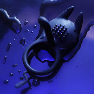 Penis halkası erkek boşalma kontrol vibratör çiftler için su geçirmez silikon yetişkin oyuncak mastürbasyon - Product Image 4